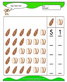 Kaç Tane Var Çalışma Sayfaları